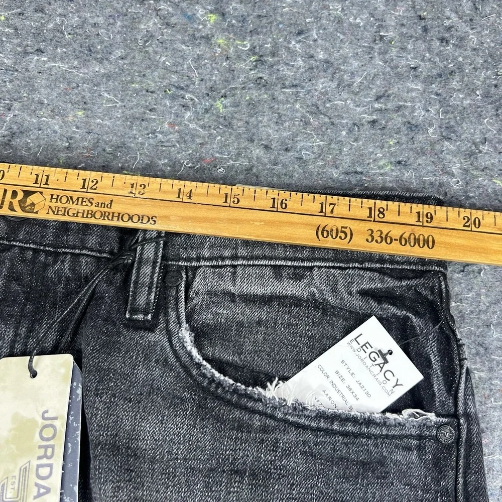 Jordan Craig Legacy Edition Aaron Jeans Men's 36x34 Black Distressed New